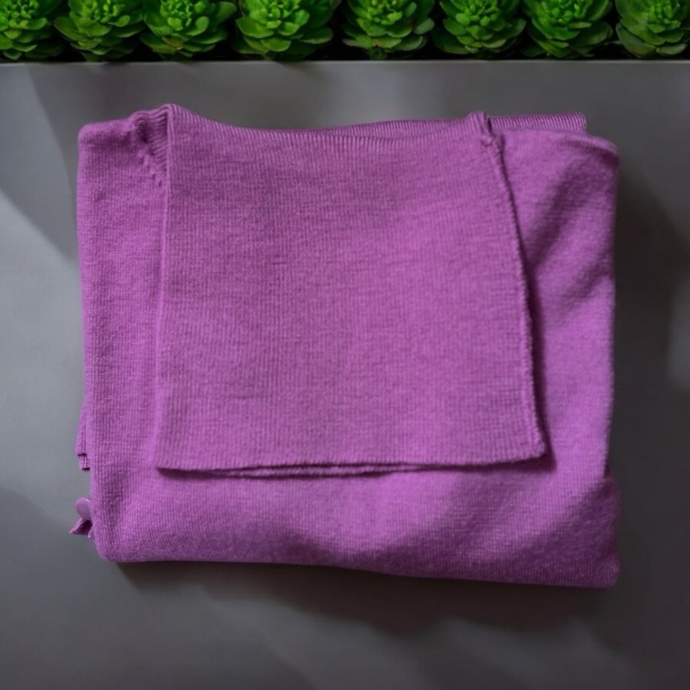 Ann Taylor Plum Turtleneck Sweater